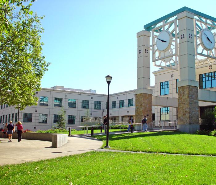 Photo of Schulz library from outside  
