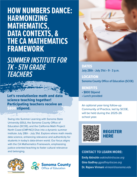 STEP Summer Math Institute Flyer